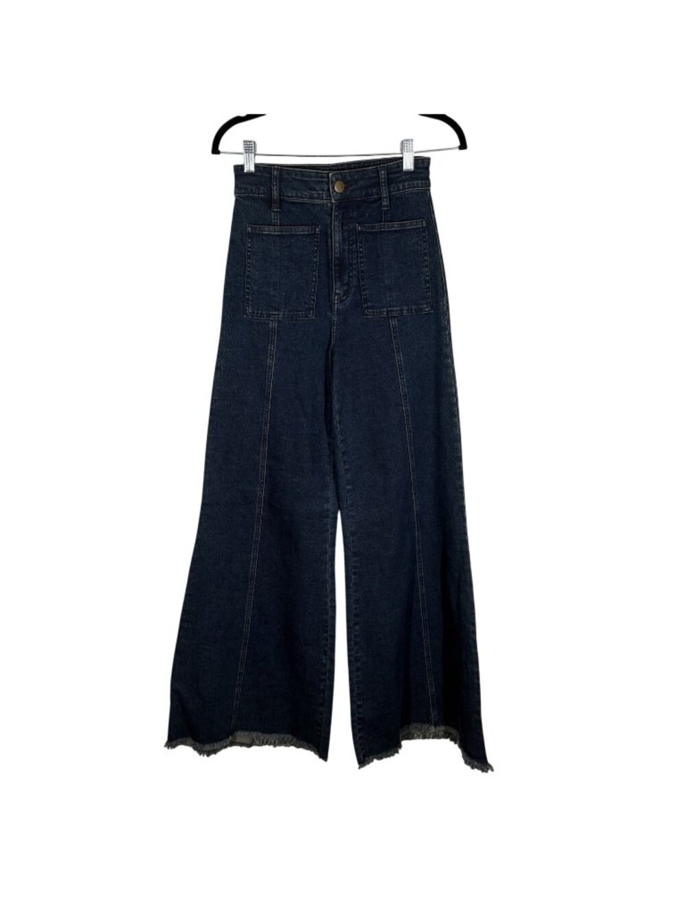 Show Me Your Mumu Women 26 Thunder Wash High Rise Ashbury Wide Leg Jeans NWT - Picture 2 of 9